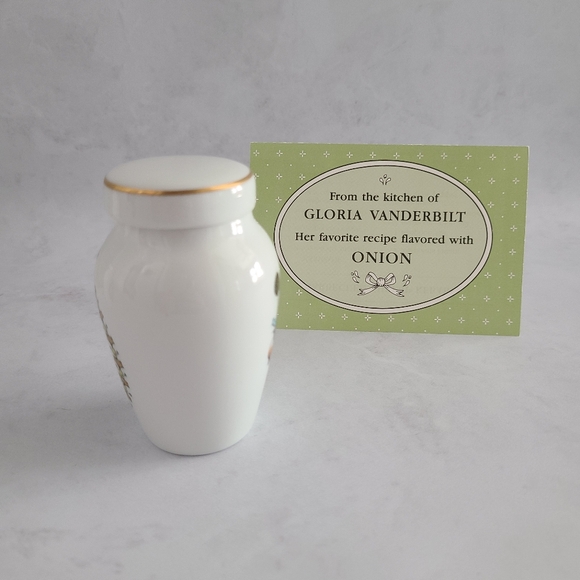 Vintage Franklin Mint Spice Jar - Gloria Concepts Inc - 1985 - Onion - Picture 2 of 8